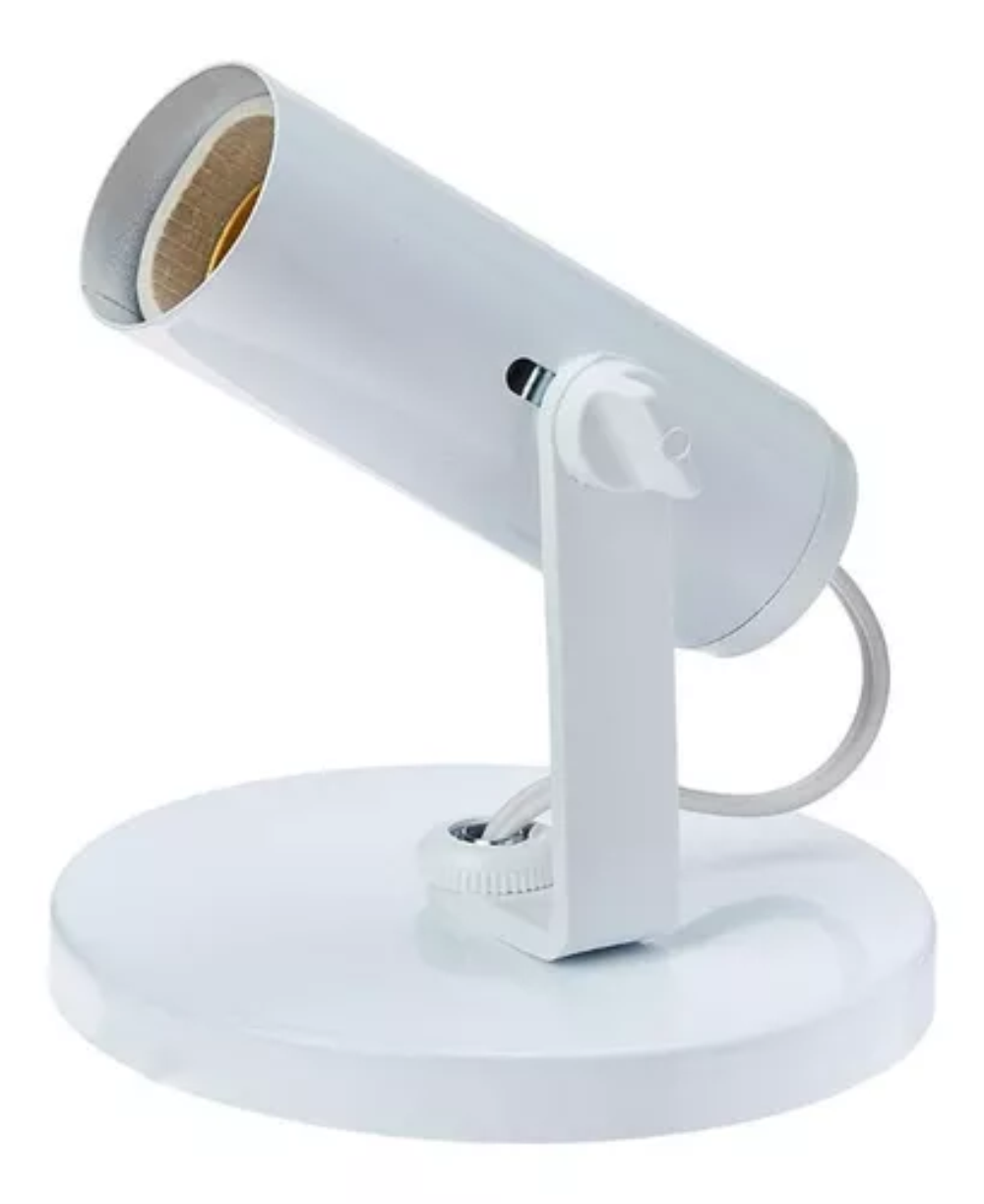 Spot Sobrepor Direcionavel Liso para 1 Lampada E27 - Opl