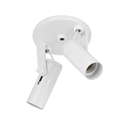 Spot Sobrepor Direcionavel Liso para 2 Lampadas E27 - Opl